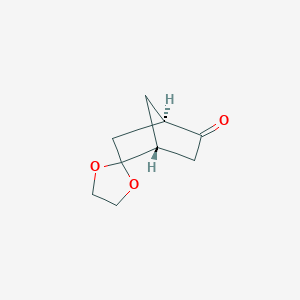 (1R,4R)-spiro[bicyclo[2.2.1]heptane-2,2'-[1,3]dioxolan]-5-one