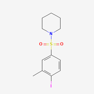 1-[(4-Iodo-3-methylphenyl)sulfonyl]piperidine