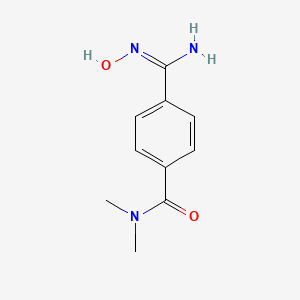 4-[(E)-N'-hydroxycarbamimidoyl]-N,N-dimethylbenzamide