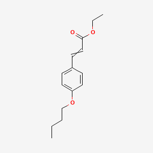 molecular formula C15H20O3 B11721851 Ethyl 3-(4-butoxyphenyl)prop-2-enoate 