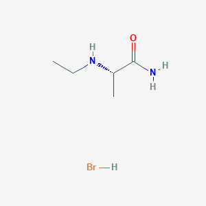 (2S)-2-(Ethylamino)propanamide hydrobromide