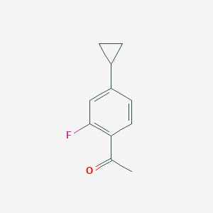 1-(4-Cyclopropyl-2-fluorophenyl)ethan-1-one