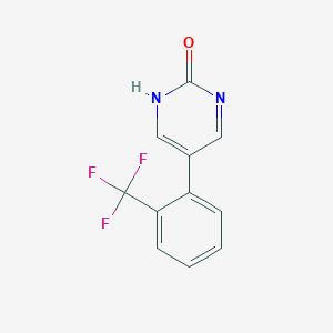 2-Hydroxy-5-(2-trifluoromethylphenyl)pyrimidine