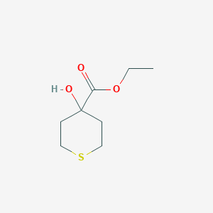 molecular formula C8H14O3S B11721976 Ethyl 4-hydroxytetrahydro-2H-thiopyran-4-carboxylate 