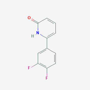 molecular formula C11H7F2NO B11721984 6-(3,4-Difluorophenyl)-2-hydroxypyridine CAS No. 1111113-02-0