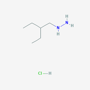 (2-Ethylbutyl)hydrazine hydrochloride