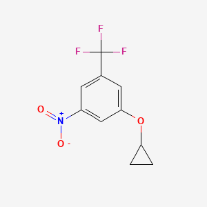 1-Cyclopropoxy-3-nitro-5-(trifluoromethyl)benzene