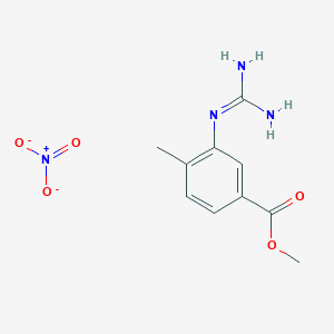 Methyl 3-carbamimidamido-4-methylbenzoate nitrate