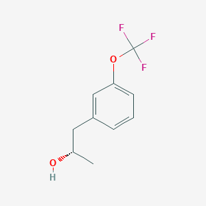 molecular formula C10H11F3O2 B11722042 (2S)-1-[3-(trifluoromethoxy)phenyl]propan-2-ol 