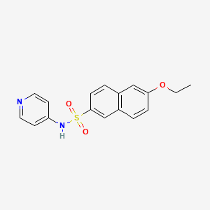 6-ethoxy-N-(4-pyridinyl)-2-naphthalenesulfonamide