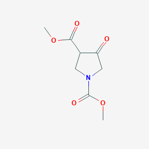 Dimethyl 4-oxopyrrolidine-1,3-dicarboxylate