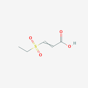 3-Ethylsulfonylprop-2-enoic acid