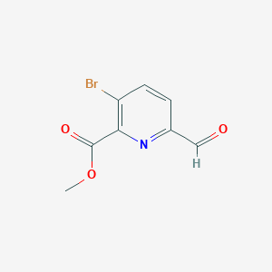 Methyl 3-bromo-6-formylpyridine-2-carboxylate