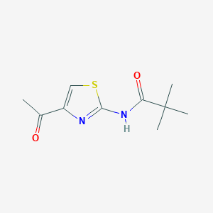 N-(4-acetyl-1,3-thiazol-2-yl)-2,2-dimethylpropanamide