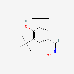 molecular formula C16H25NO2 B11722136 3,5-Ditert-butyl-4-hydroxybenzaldehyde O-methyloxime 