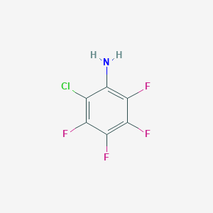 molecular formula C6H2ClF4N B11722166 2-Chloro-3,4,5,6-tetrafluoroaniline 