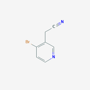 molecular formula C7H5BrN2 B11722174 (4-Bromopyridin-3-YL)acetonitrile 