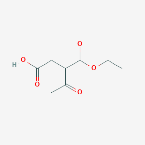 molecular formula C8H12O5 B11722179 3-(Ethoxycarbonyl)-4-oxopentanoic acid 