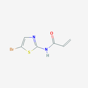 N-(5-bromo-1,3-thiazol-2-yl)prop-2-enamide