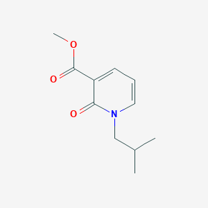 molecular formula C11H15NO3 B11722188 Methyl 1-isobutyl-2-oxo-1,2-dihydropyridine-3-carboxylate 