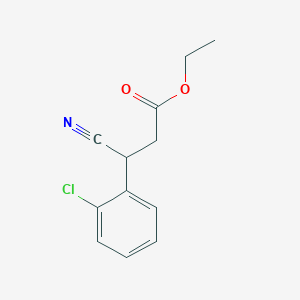 Ethyl 3-(2-chlorophenyl)-3-cyanopropanoate