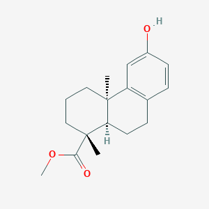 molecular formula C18H24O3 B11722225 methyl (1R,4aR,10aR)-6-hydroxy-1,4a-dimethyl-1,2,3,4,4a,9,10,10a-octahydrophenanthrene-1-carboxylate 