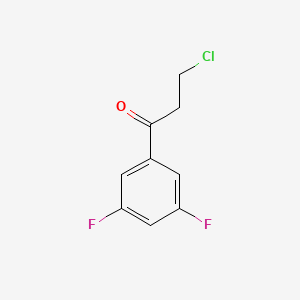 3-Chloro-1-(3,5-difluorophenyl)propan-1-one