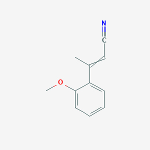 molecular formula C11H11NO B11722247 3-(2-methoxyphenyl)but-2-enenitrile 