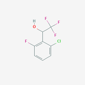 1-(2-Chloro-6-fluorophenyl)-2,2,2-trifluoroethan-1-ol