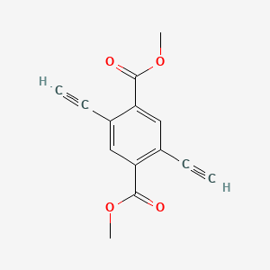 molecular formula C14H10O4 B11722294 Dimethyl 2,5-diethynylterephthalic acid 