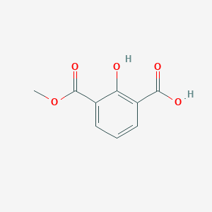 molecular formula C9H8O5 B11722334 2-Hydroxy-3-(methoxycarbonyl)benzoic acid 