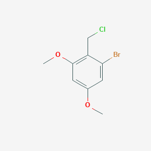 1-Bromo-2-(chloromethyl)-3,5-dimethoxybenzene