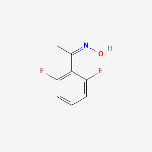 molecular formula C8H7F2NO B11722364 (NZ)-N-[1-(2,6-difluorophenyl)ethylidene]hydroxylamine 