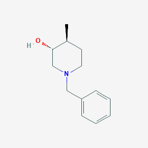 rel-(3R,4S)-1-Benzyl-4-methylpiperidin-3-ol