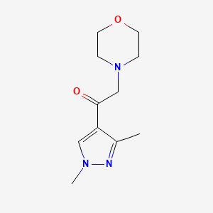 1-(1,3-Dimethyl-1H-pyrazol-4-yl)-2-morpholin-4-ylethanone