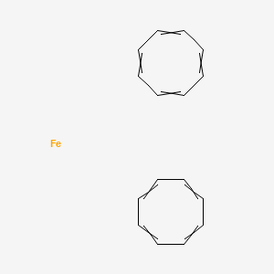 molecular formula C16H16Fe B11722426 Bis(cyclooctatetraene)iron(0) 