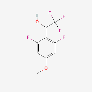 1-(2,6-Difluoro-4-methoxyphenyl)-2,2,2-trifluoroethan-1-ol