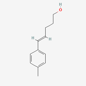 molecular formula C12H16O B11722493 4-Penten-1-ol, 5-(4-methylphenyl)-, (4E)- 