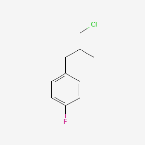 1-(3-Chloro-2-methylpropyl)-4-fluoro-benzene