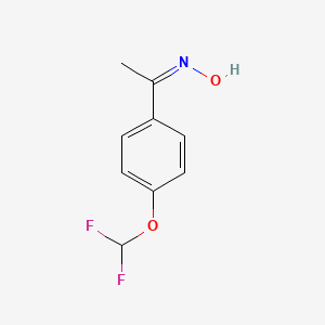 (E)-N-{1-[4-(Difluoromethoxy)phenyl]ethylidene}hydroxylamine