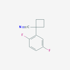 1-(2,5-Difluorophenyl)cyclobutanecarbonitrile