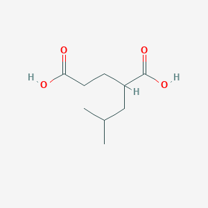 molecular formula C9H16O4 B11722646 2-(2-Methylpropyl)pentanedioic acid 