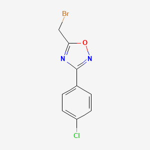 5-(Bromomethyl)-3-(4-chlorophenyl)-1,2,4-oxadiazole