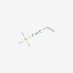 molecular formula C7H12Si B11722713 1-Buten-3-yne,4-trimethylsilyl 