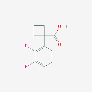 molecular formula C11H10F2O2 B11722746 1-(2,3-Difluorophenyl)cyclobutanecarboxylic Acid 