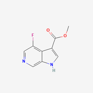 methyl 4-fluoro-1H-pyrrolo[2,3-c]pyridine-3-carboxylate