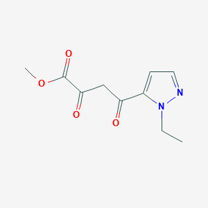 methyl 4-(1-ethyl-1H-pyrazol-5-yl)-2,4-dioxobutanoate