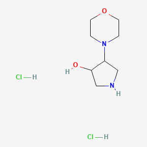 4-(Morpholin-4-YL)pyrrolidin-3-OL dihydrochloride