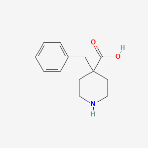 molecular formula C13H17NO2 B11722809 4-Benzylpiperidine-4-carboxylic acid 