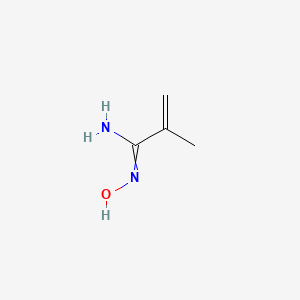 molecular formula C4H8N2O B11722835 N'-hydroxy-2-methylprop-2-enimidamide 